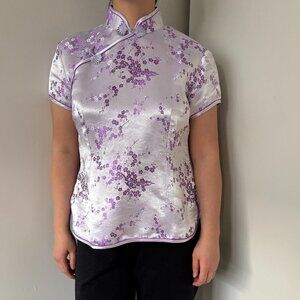 Traditional Chinese cheongsam top